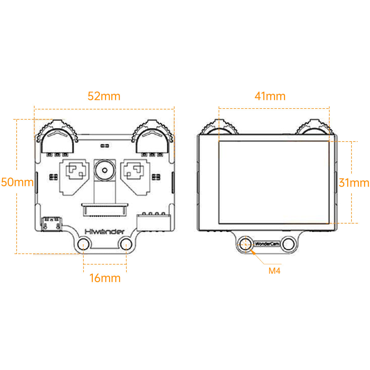 Hiwonder WonderCam AI Vision Camera Robot Vision Module Hiwonder WonderCam AI Vision Camera Robot Vision Module